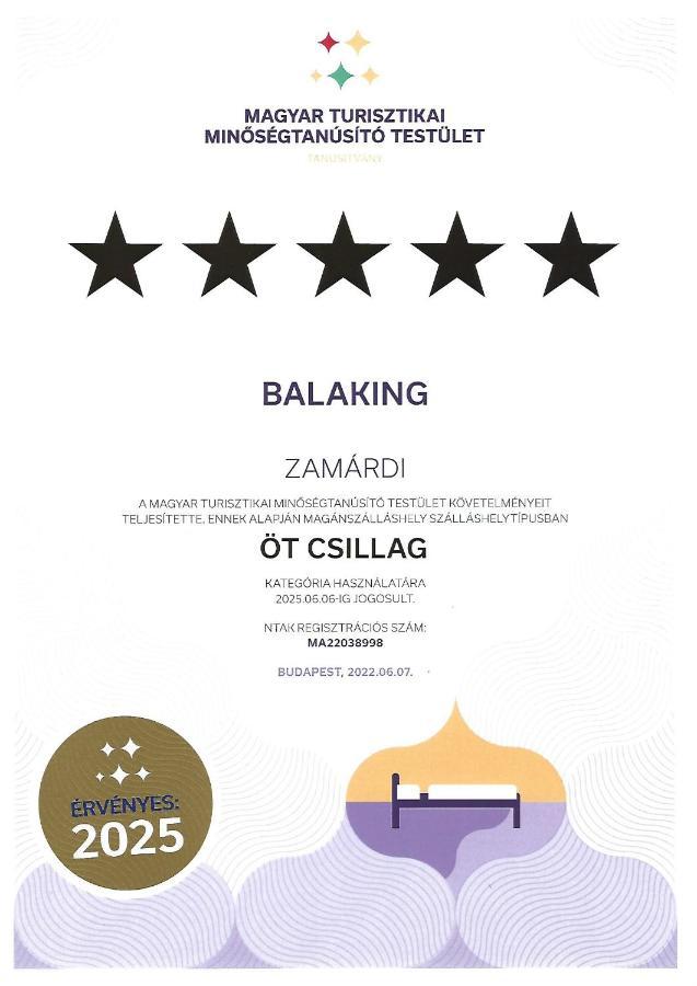 Balaking Villa Zamárdi Buitenkant foto